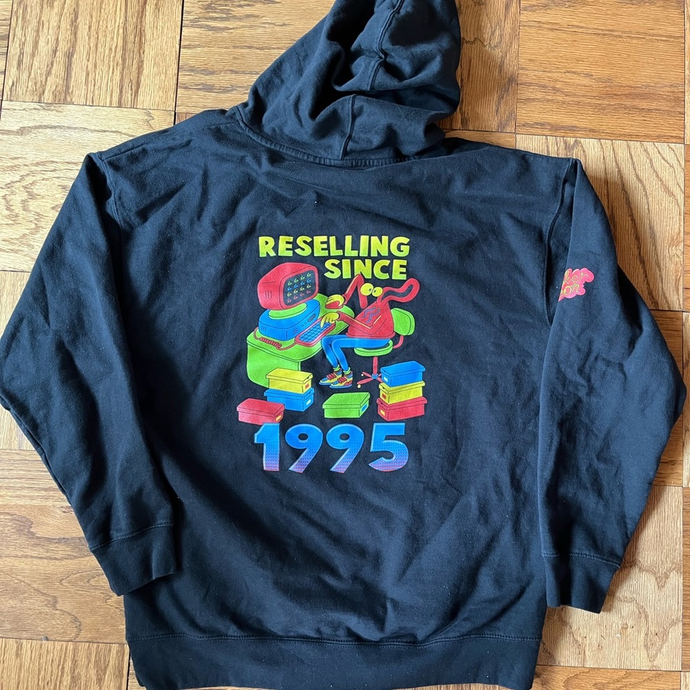 Black Graphic Hoodie